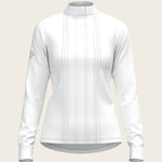 White Long Pleated Long Sleeve Sleeve Show Shirt - Espoir Equestrian - Equiluxe Tack