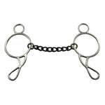 Wonder Gag Stainless Steel Bit with Single Sweet Iron Link Chain 5" - Intrepid International - Equiluxe Tack