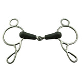 Wonder Gag Stainless Steel Rubber Mouth Snaffle Bit 5" - Intrepid International - Equiluxe Tack