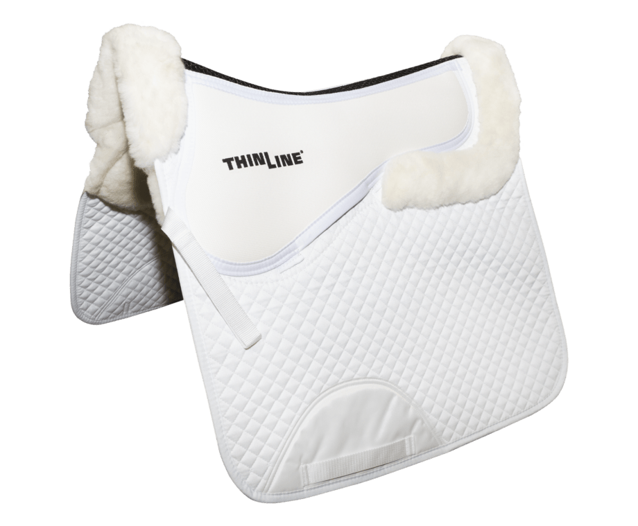 Woven Wool Euro Roll Dressage Pad - Equiluxe Tack - Equiluxe Tack