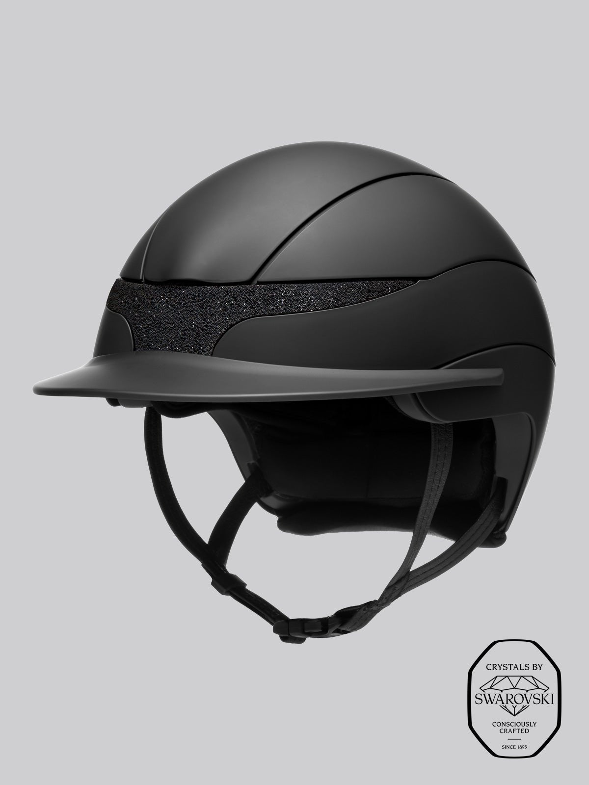 XANTO HELMET with Swarovski Front Swoosh – Standard Visor - Equiline - Equiluxe Tack