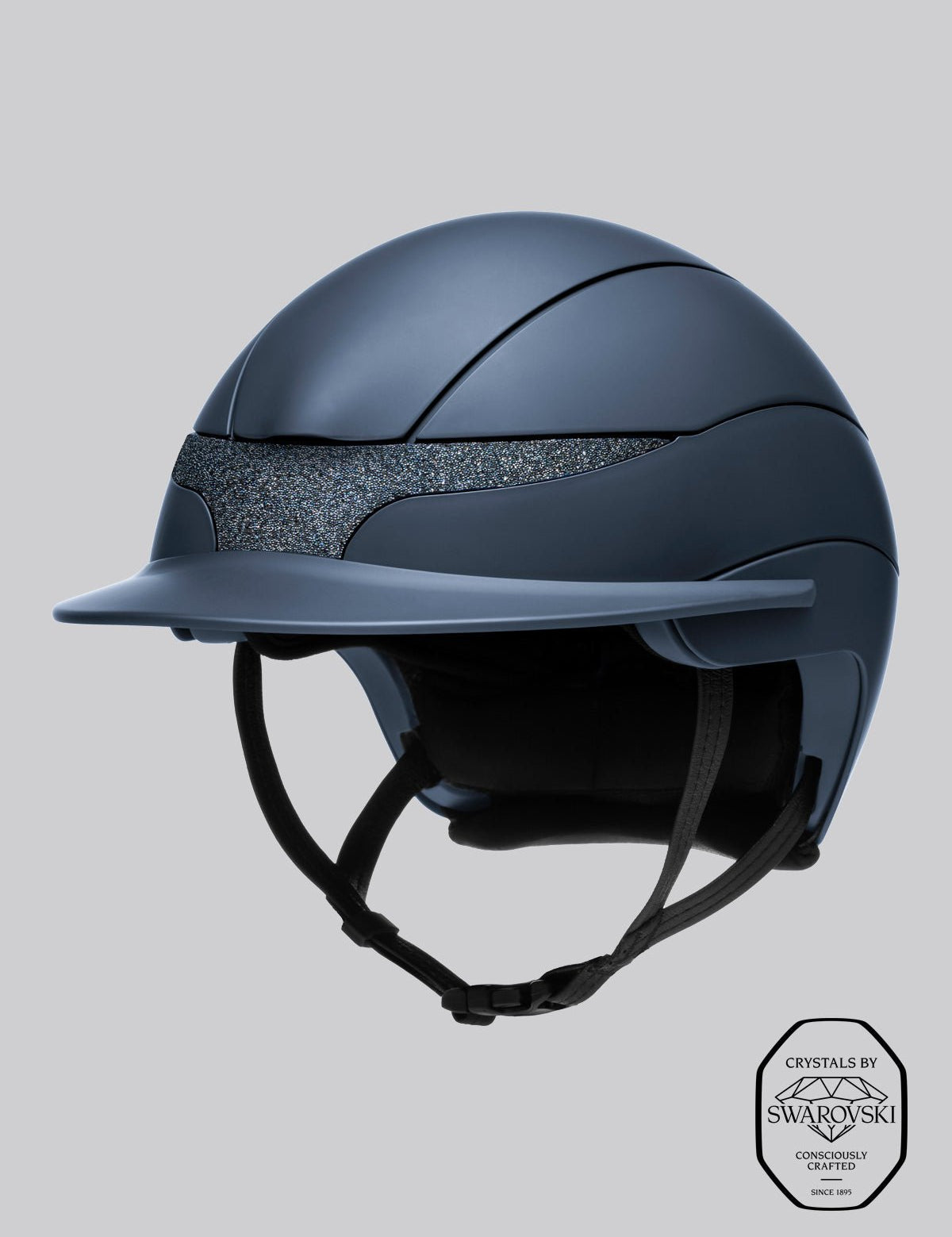XANTO HELMET with Swarovski Front Swoosh – Standard Visor - Equiline - Equiluxe Tack