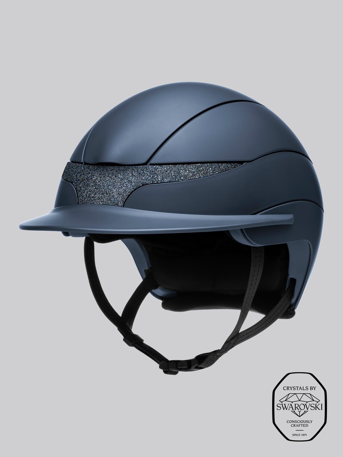XANTO HELMET with Swarovski Front Swoosh – Standard Visor - Equiline - Equiluxe Tack