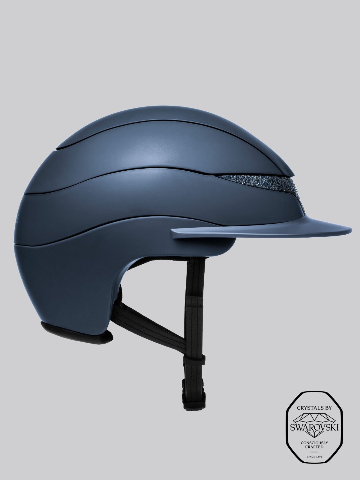 XANTO HELMET with Swarovski Front Swoosh – Standard Visor - Equiline - Equiluxe Tack