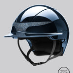 XANTO HELMET with Swarovski Front Swoosh – Standard Visor - Equiline - Equiluxe Tack