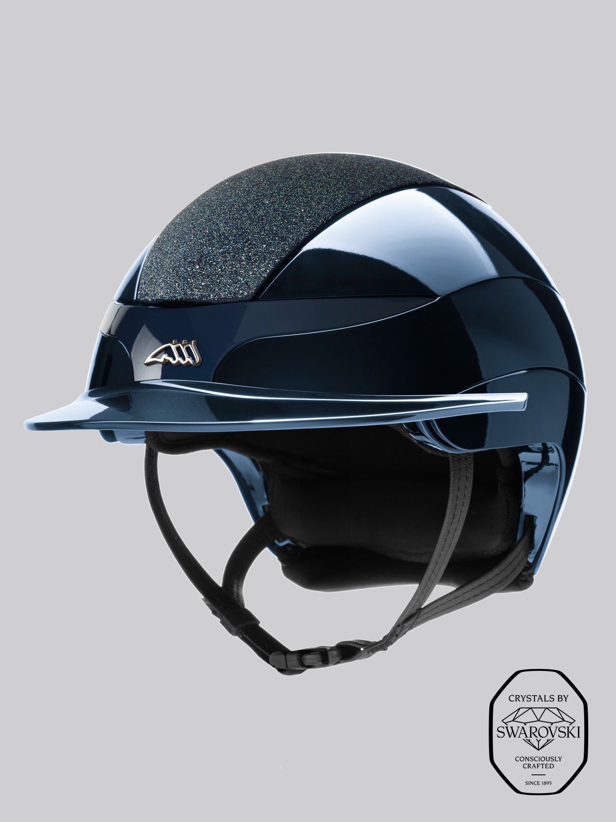 XANTO HELMET with Swarovski Top and LOGO - Standard Visor - Equiline - Equiluxe Tack