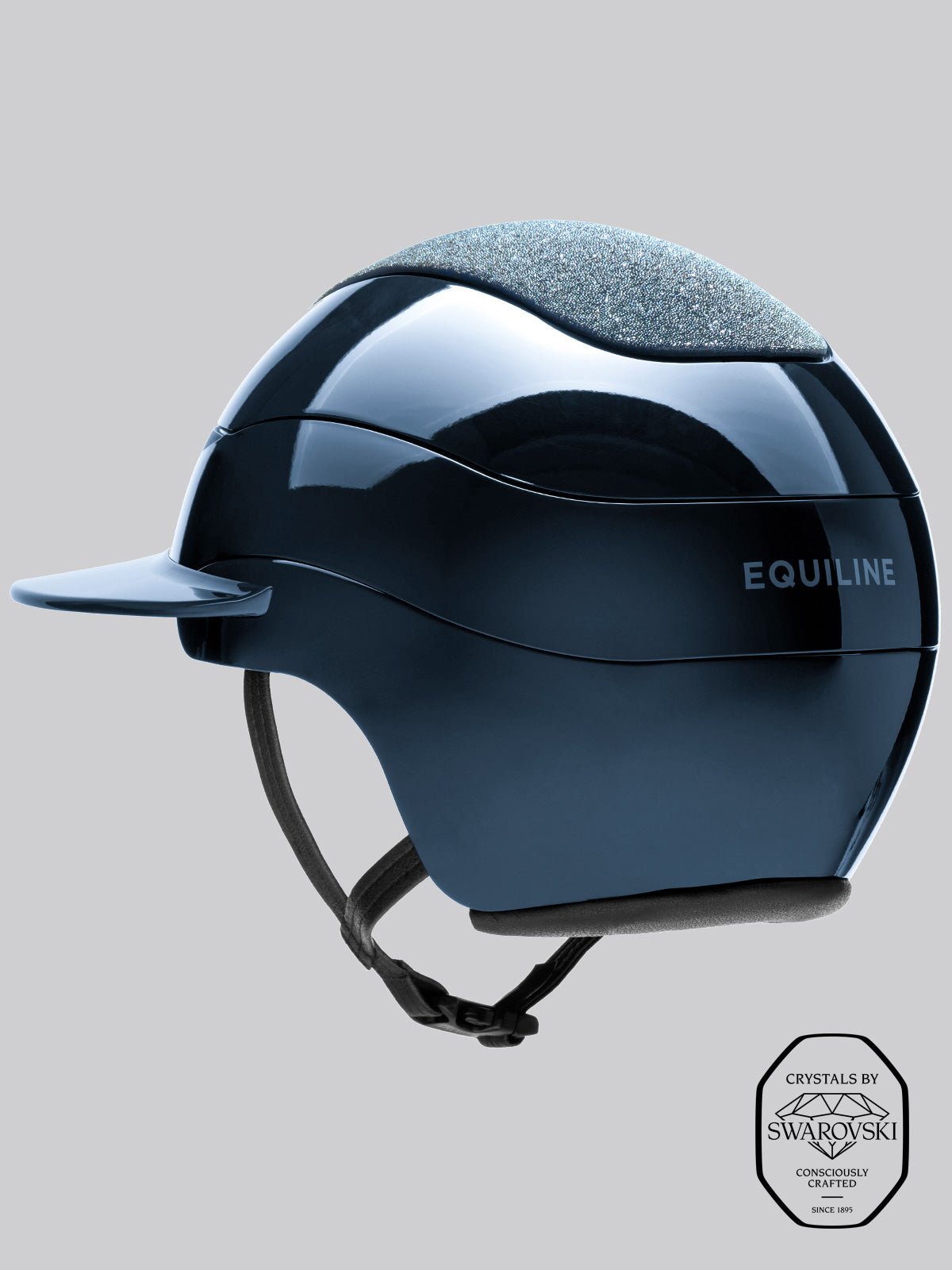XANTO Helmet with Swarovski Top – Sun Visor - Equiline - Equiluxe Tack