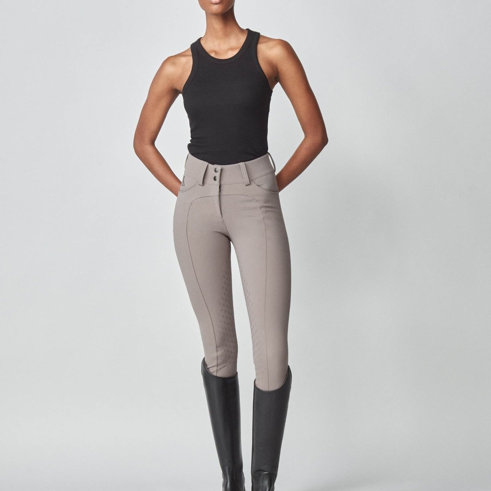 Yagya Compression Performance Breeches Taupe - Yagya - Equiluxe Tack