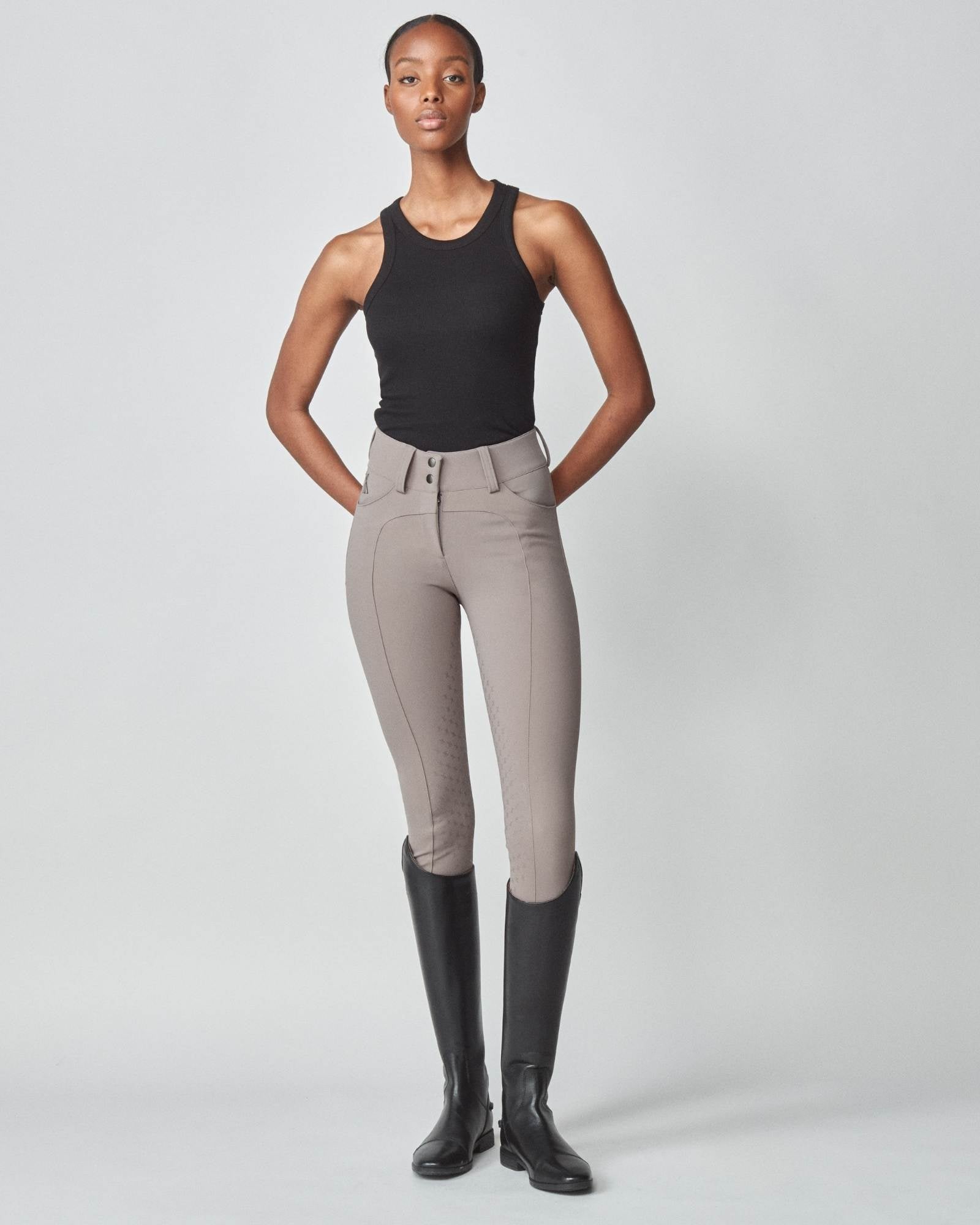 Yagya Compression Performance Breeches Taupe - Yagya - Equiluxe Tack