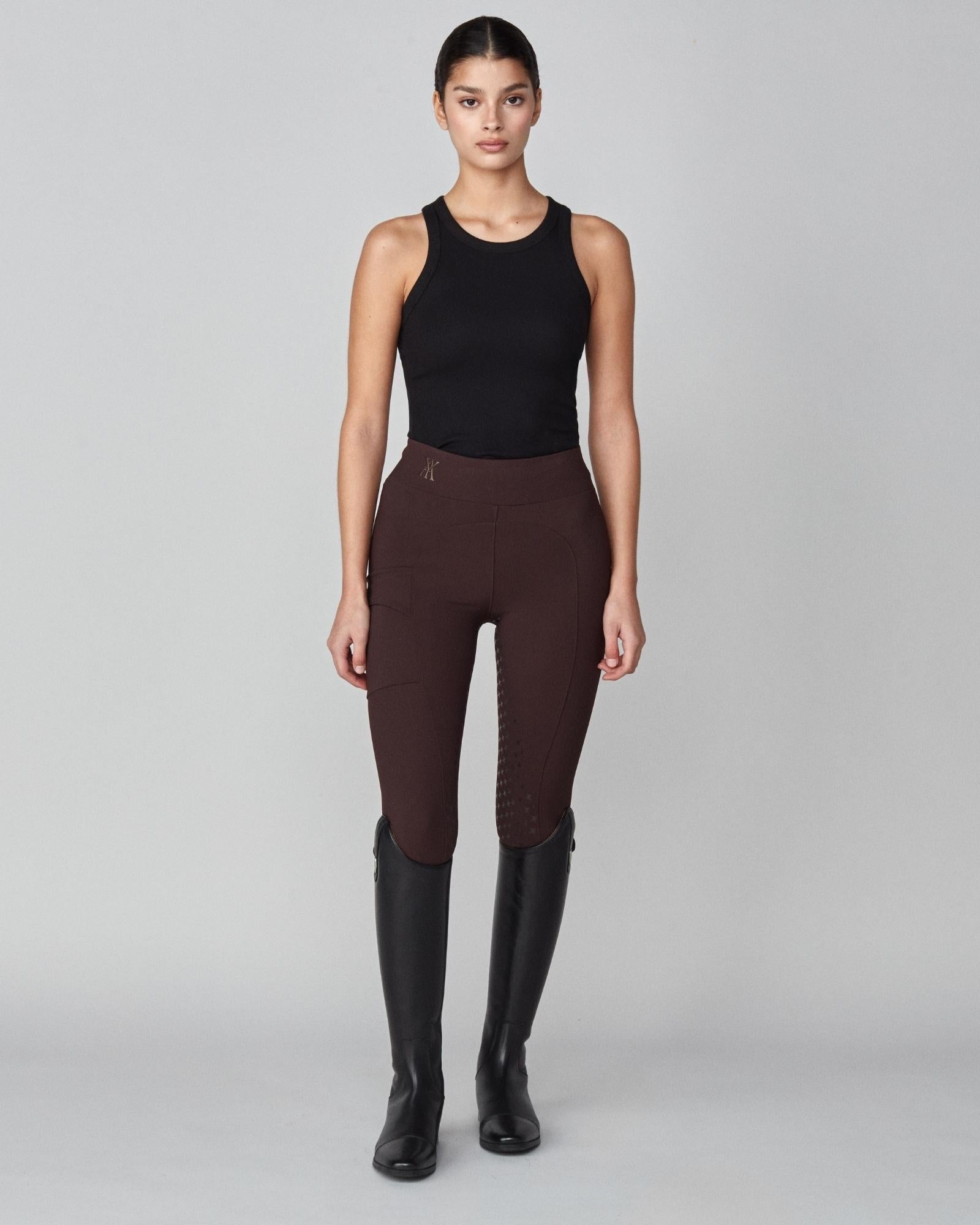 Yagya Compression Pull - On Breeches - Dark Brown - Yagya - Equiluxe Tack