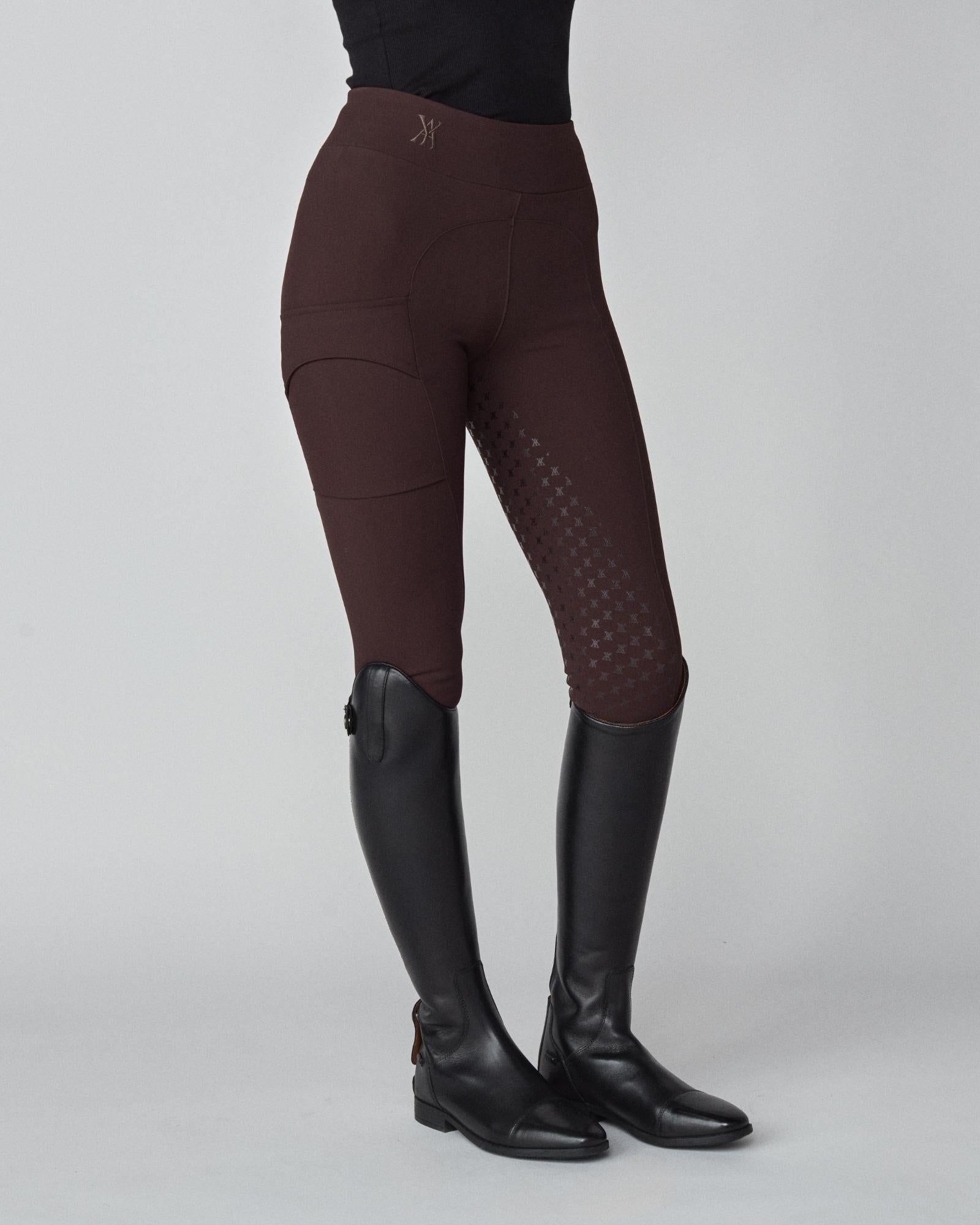 Yagya Compression Pull - On Breeches - Dark Brown - Yagya - Equiluxe Tack