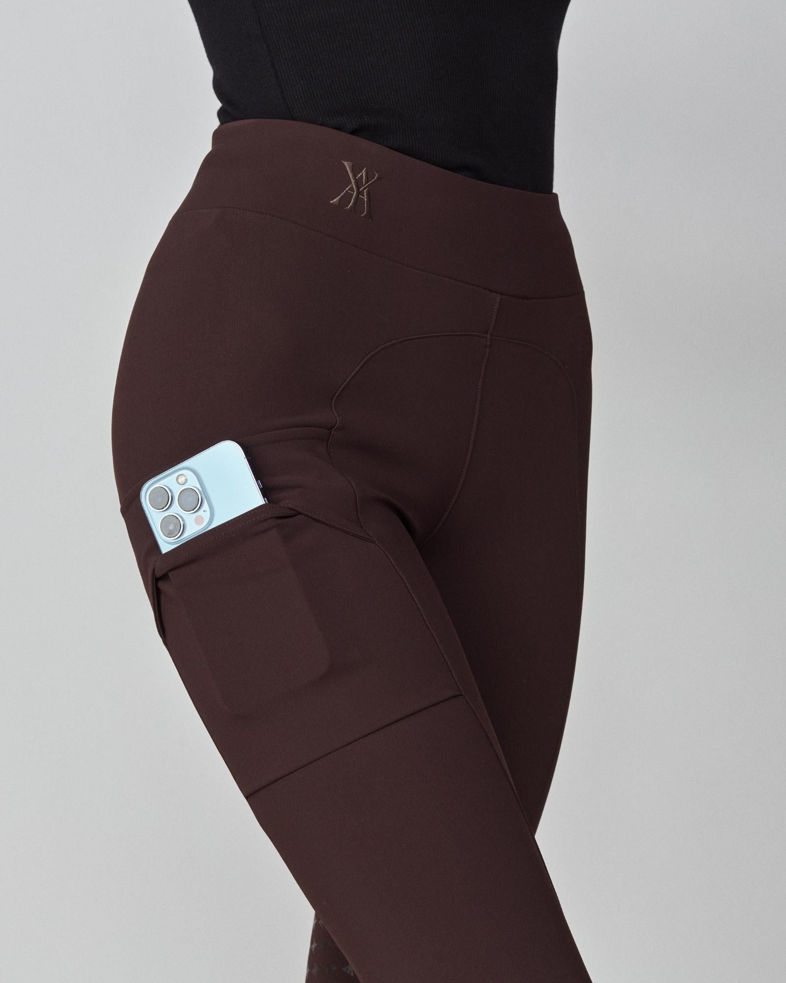 Yagya Compression Pull - On Breeches - Dark Brown - Yagya - Equiluxe Tack