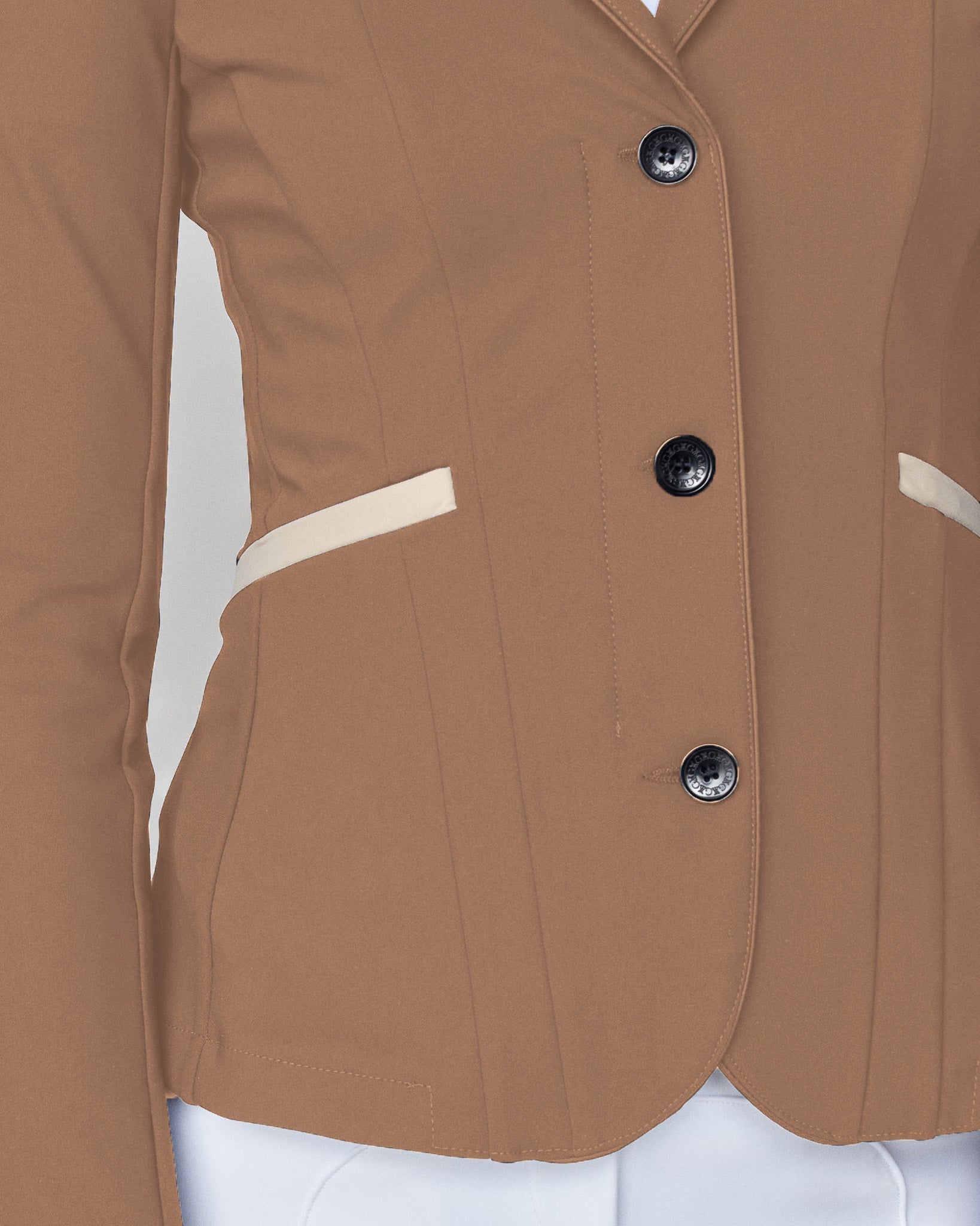 Yagya Contrast Show Jacket Camel - Yagya - Equiluxe Tack