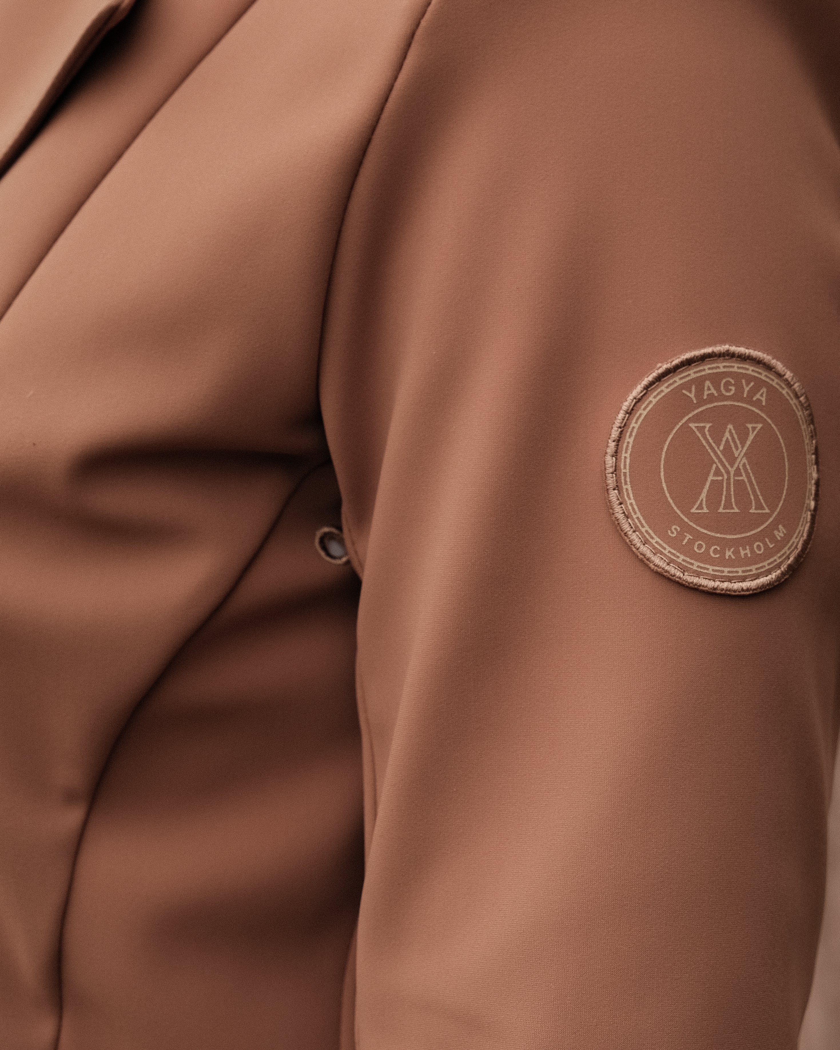 Yagya Contrast Show Jacket Camel - Yagya - Equiluxe Tack