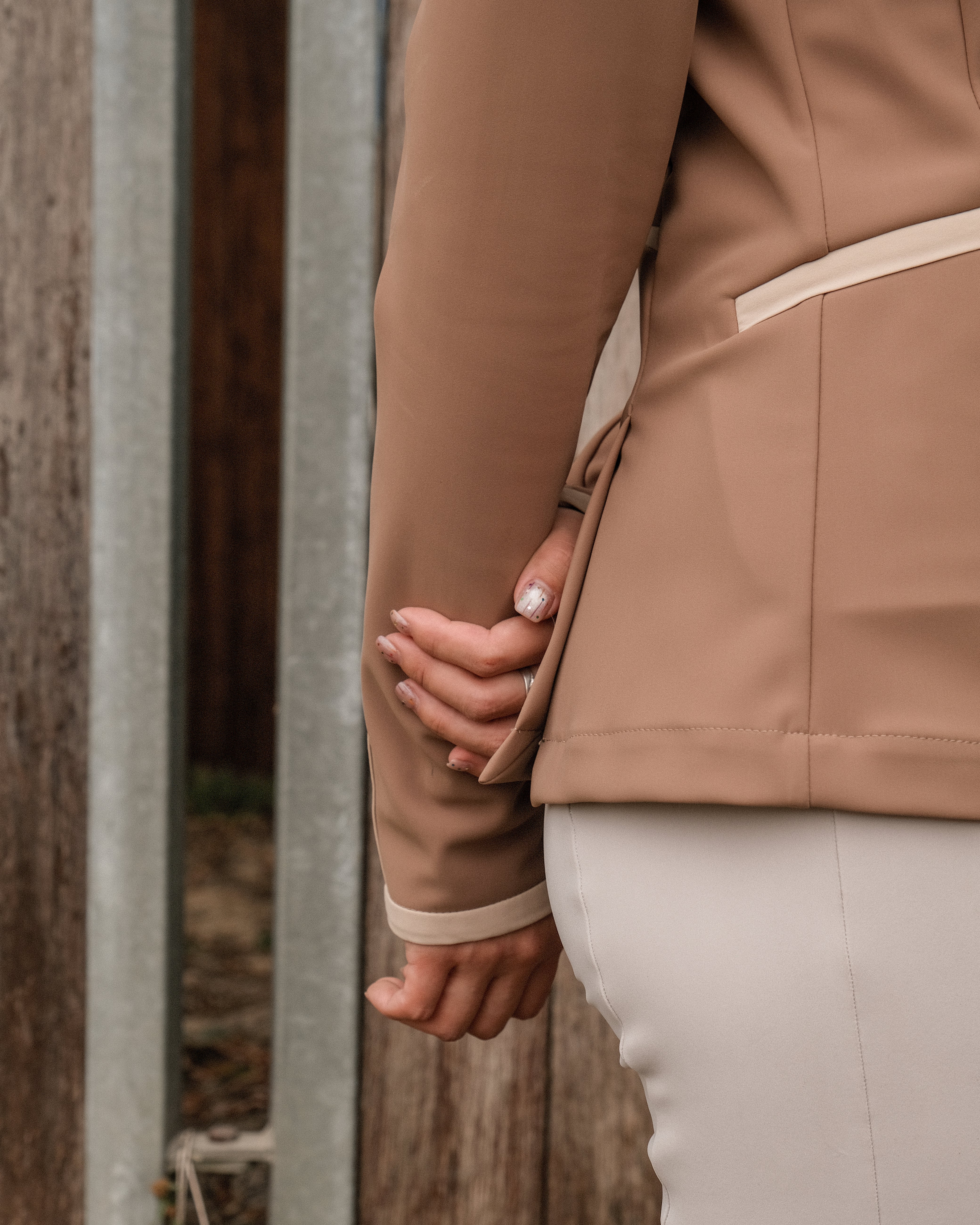 Yagya Contrast Show Jacket Camel - Yagya - Equiluxe Tack
