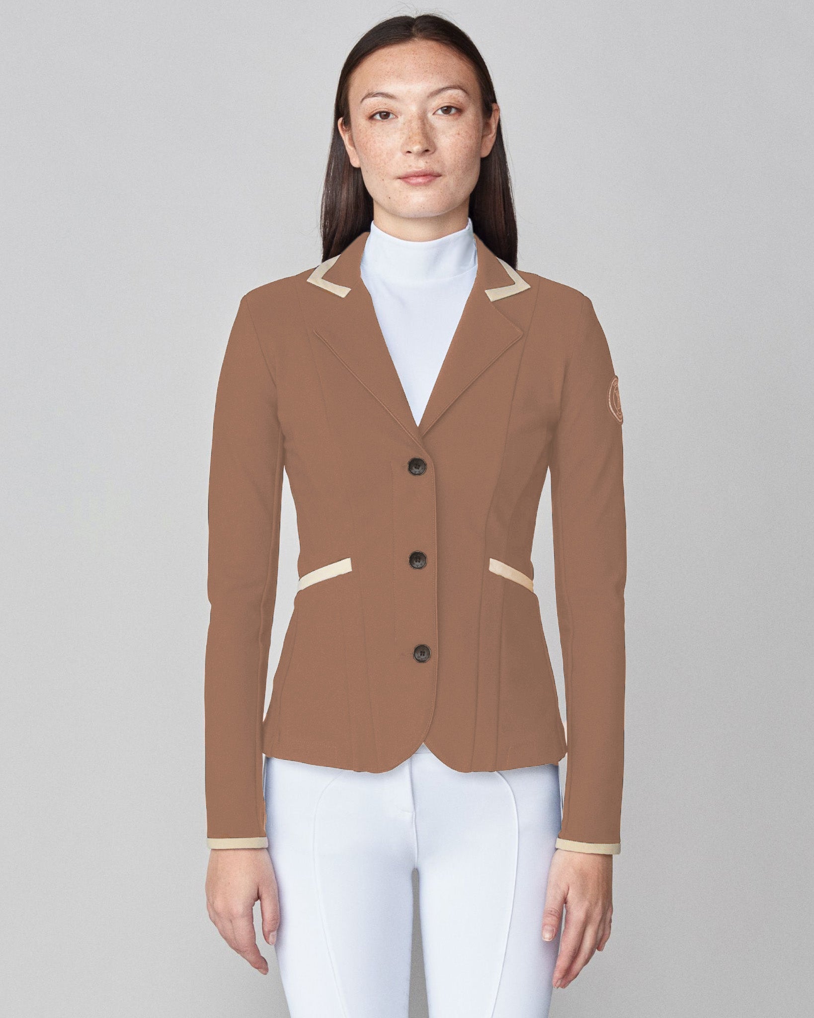 Yagya Contrast Show Jacket Camel - Yagya - Equiluxe Tack