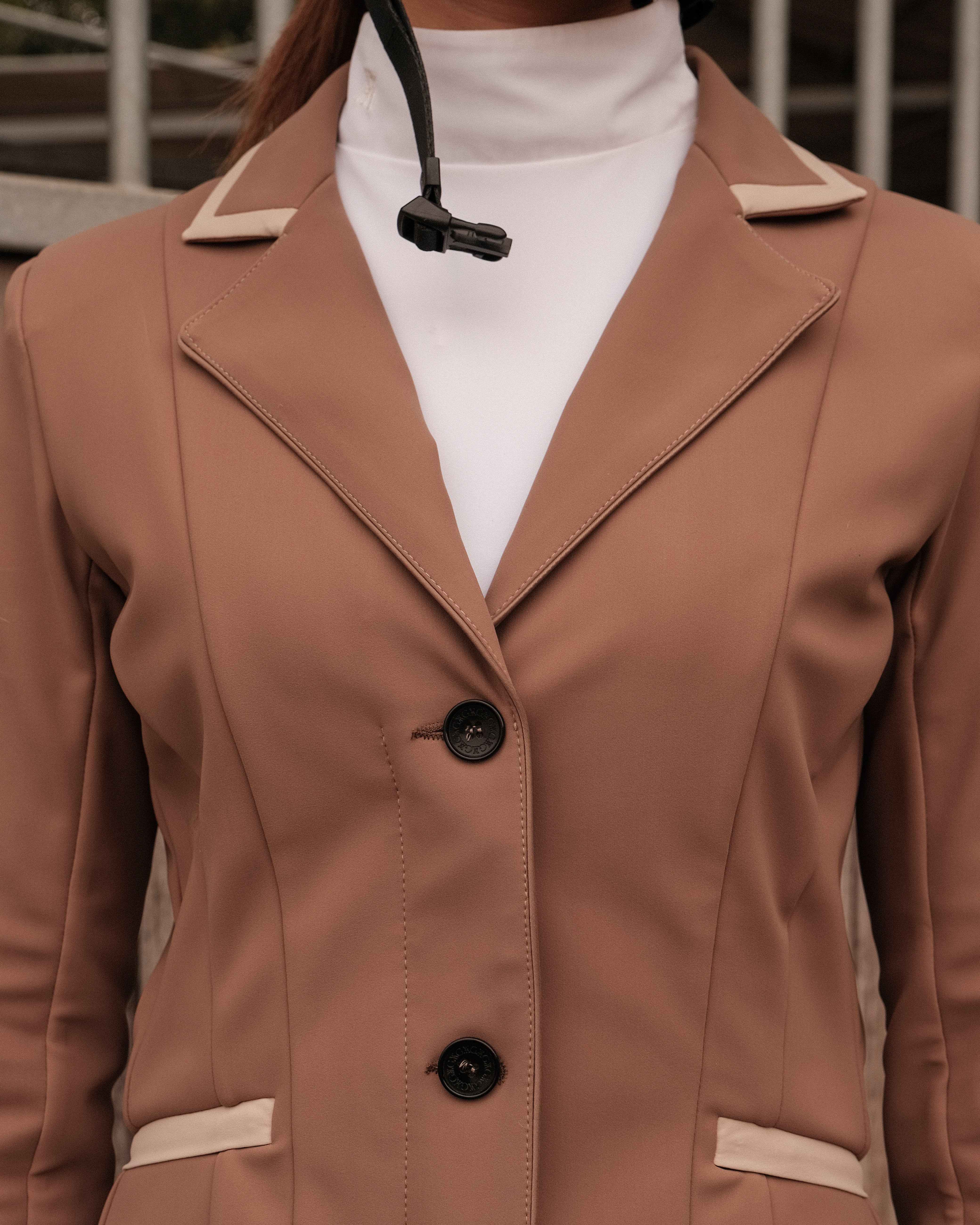 Yagya Contrast Show Jacket Camel - Yagya - Equiluxe Tack