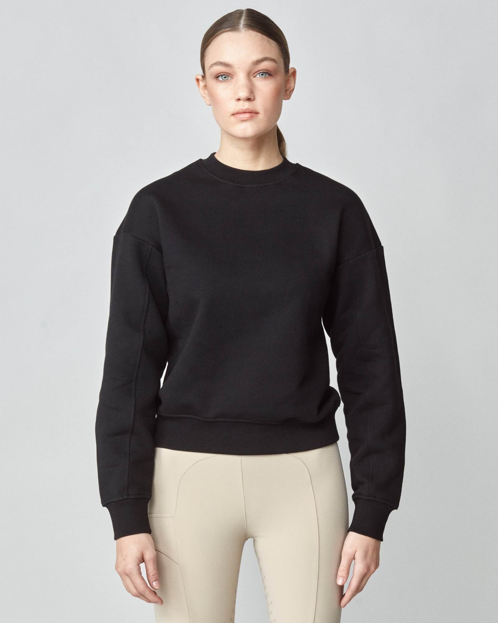 Yagya Embroidered Sweatshirt Black - Yagya - Equiluxe Tack