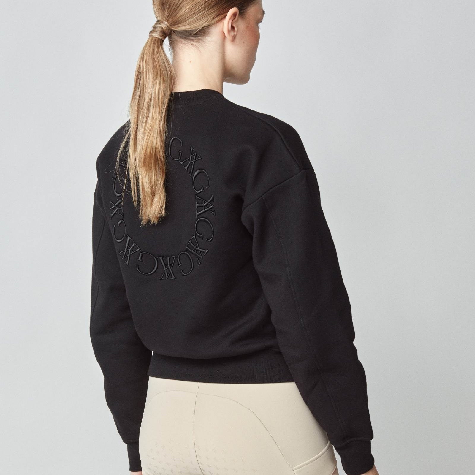 Yagya Embroidered Sweatshirt Black - Yagya - Equiluxe Tack