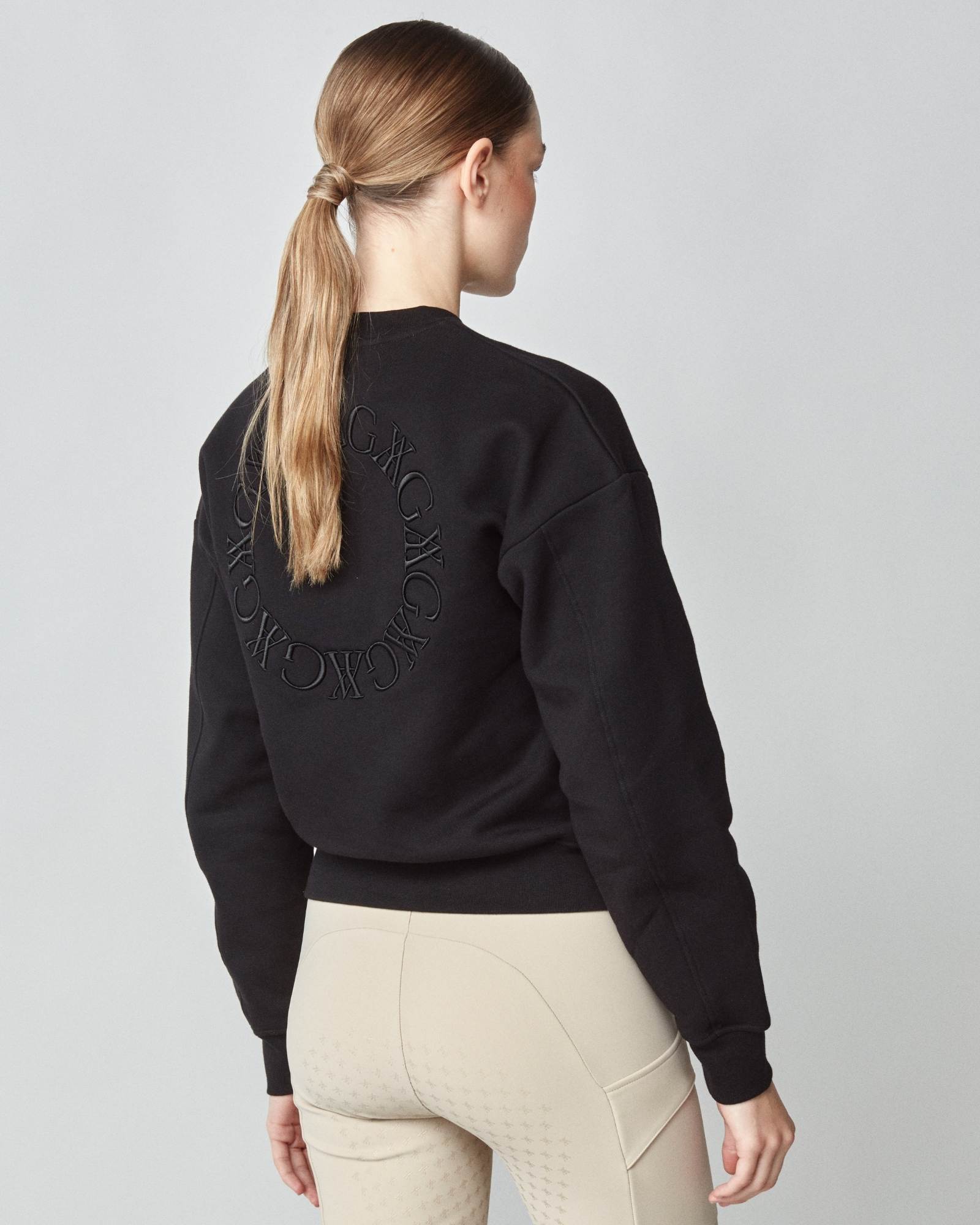 Yagya Embroidered Sweatshirt Black - Yagya - Equiluxe Tack