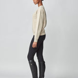 Yagya Embroidered Sweatshirt Tan - Yagya - Equiluxe Tack