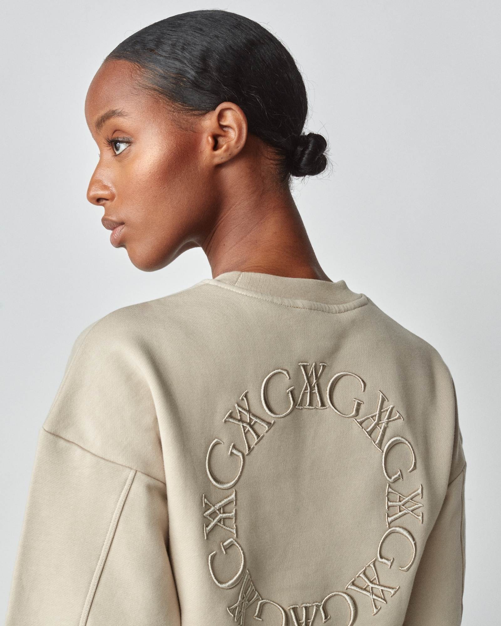 Yagya Embroidered Sweatshirt Tan - Yagya - Equiluxe Tack