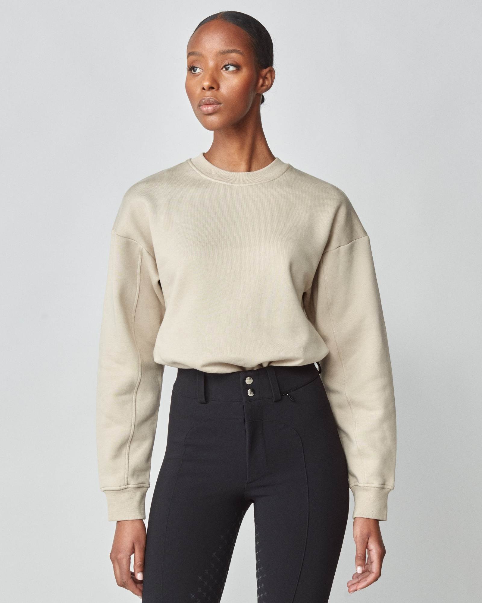 Yagya Embroidered Sweatshirt Tan - Yagya - Equiluxe Tack