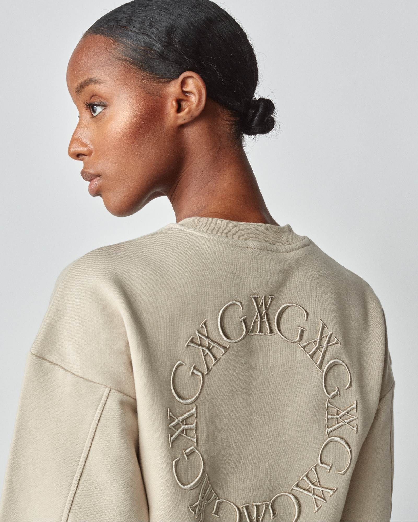 Yagya Embroidered Sweatshirt Tan - Yagya - Equiluxe Tack