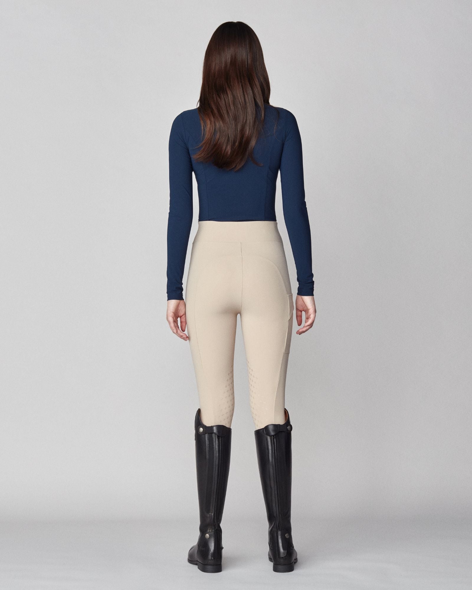 Yagya Half Zip Long Sleeve Navy - Yagya - Equiluxe Tack