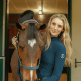 Yagya Half Zip Long Sleeve Navy - Yagya - Equiluxe Tack