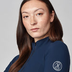 Yagya Half Zip Long Sleeve Navy - Yagya - Equiluxe Tack