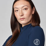 Yagya Half Zip Long Sleeve Navy - Yagya - Equiluxe Tack