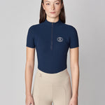 Yagya Half Zip Short Sleeve Navy - Yagya - Equiluxe Tack