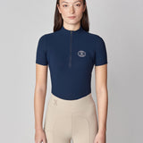 Yagya Half Zip Short Sleeve Navy - Yagya - Equiluxe Tack