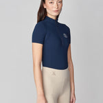 Yagya Half Zip Short Sleeve Navy - Yagya - Equiluxe Tack