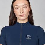 Yagya Half Zip Short Sleeve Navy - Yagya - Equiluxe Tack
