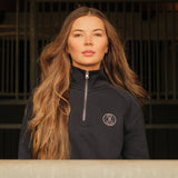Yagya Half Zip Sweater Navy - Yagya - Equiluxe Tack