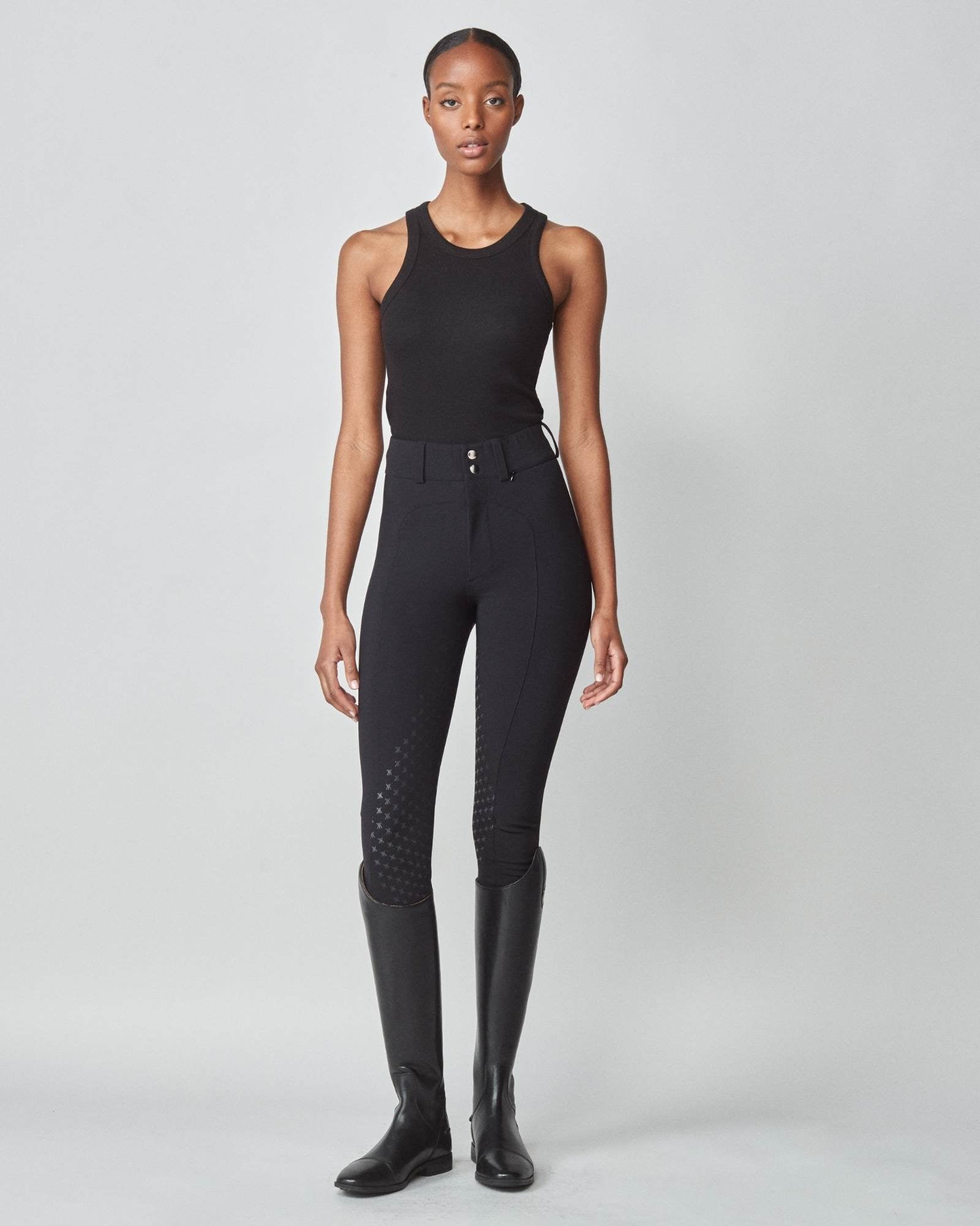 Yagya High - Rise Compression Breeches Black - Yagya - Equiluxe Tack