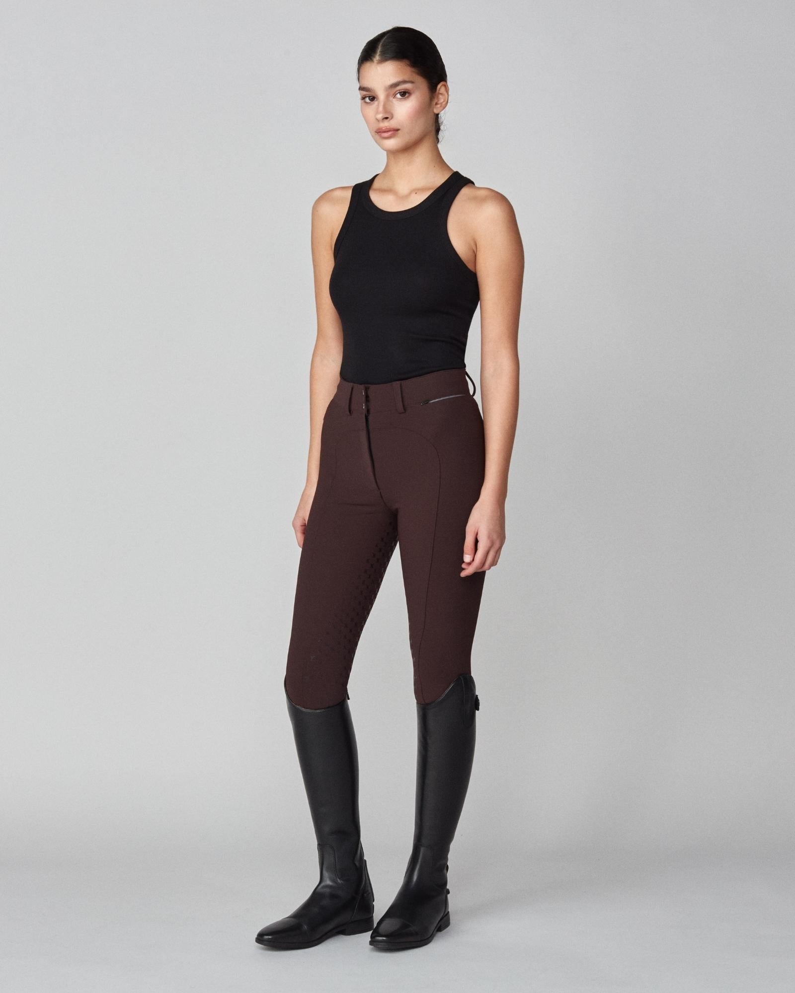 Yagya High - Rise Compression Breeches - Dark Brown - Yagya - Equiluxe Tack