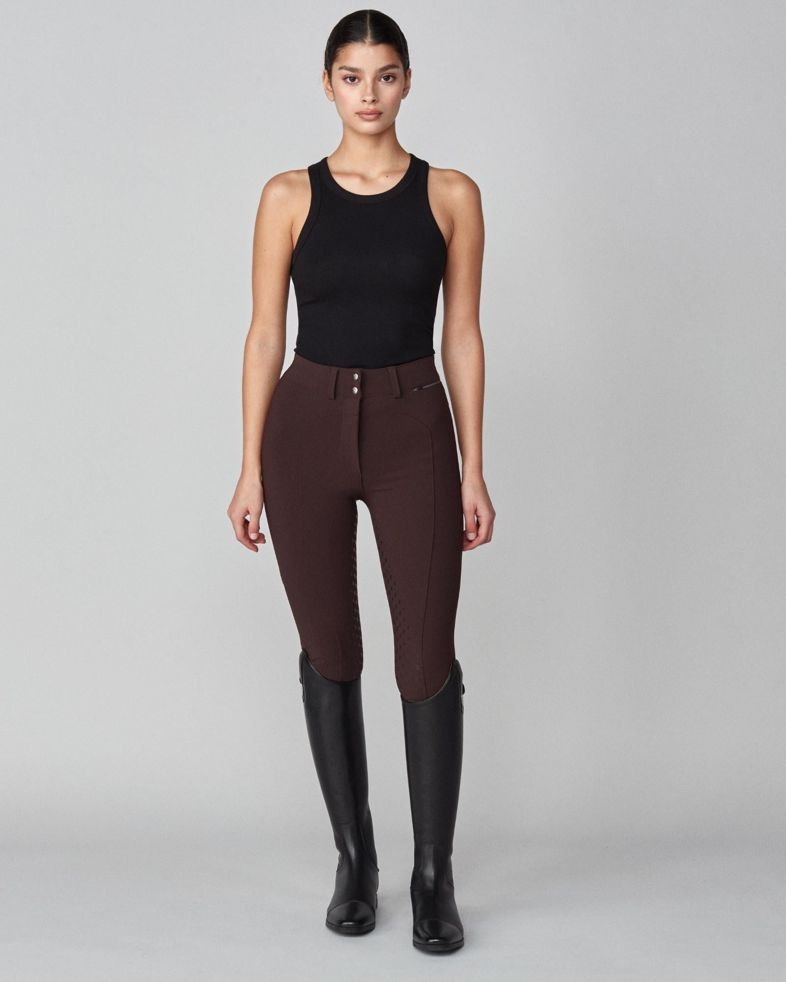 Yagya High - Rise Compression Breeches - Dark Brown - Yagya - Equiluxe Tack