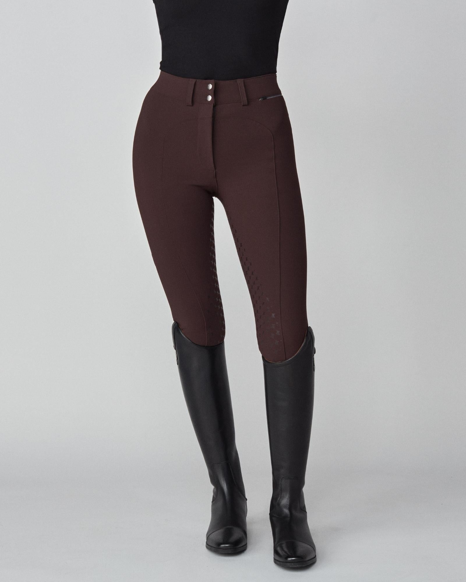 Yagya High - Rise Compression Breeches - Dark Brown - Yagya - Equiluxe Tack