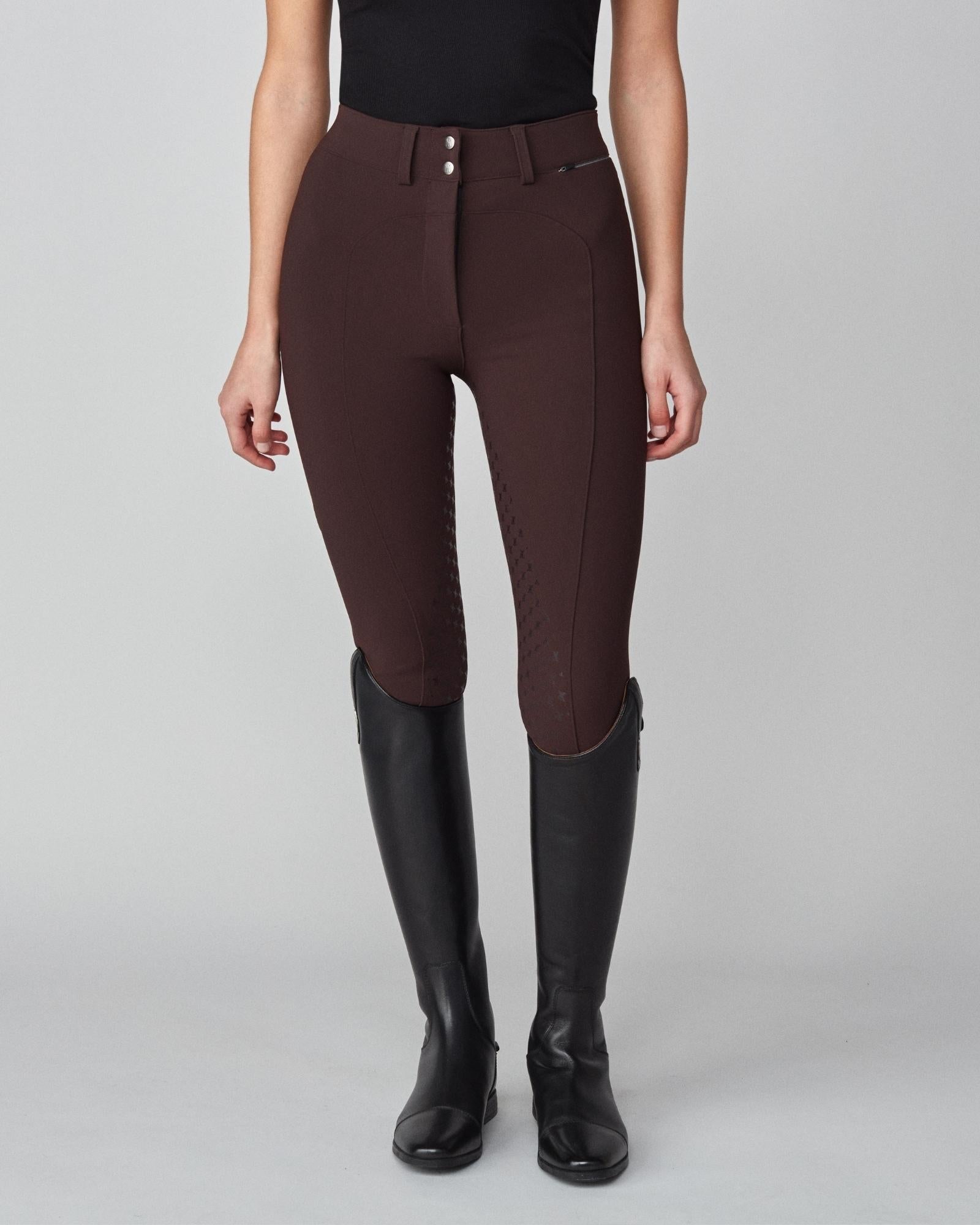 Yagya High - Rise Compression Breeches - Dark Brown - Yagya - Equiluxe Tack