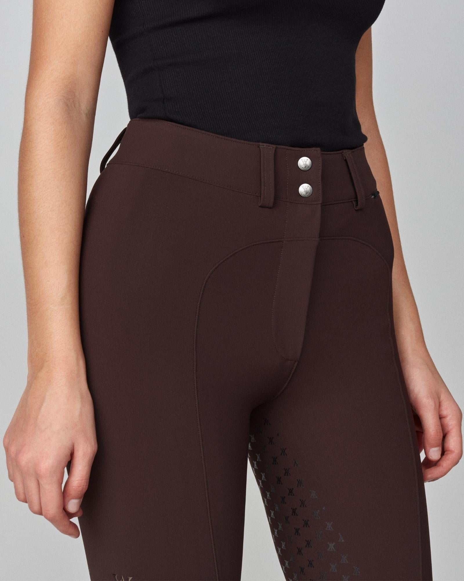 Yagya High - Rise Compression Breeches - Dark Brown - Yagya - Equiluxe Tack