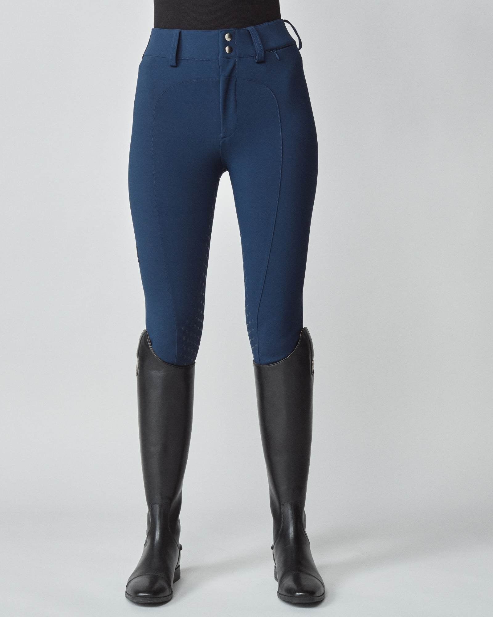 Yagya High - Rise Compression Breeches Navy - Yagya - Equiluxe Tack