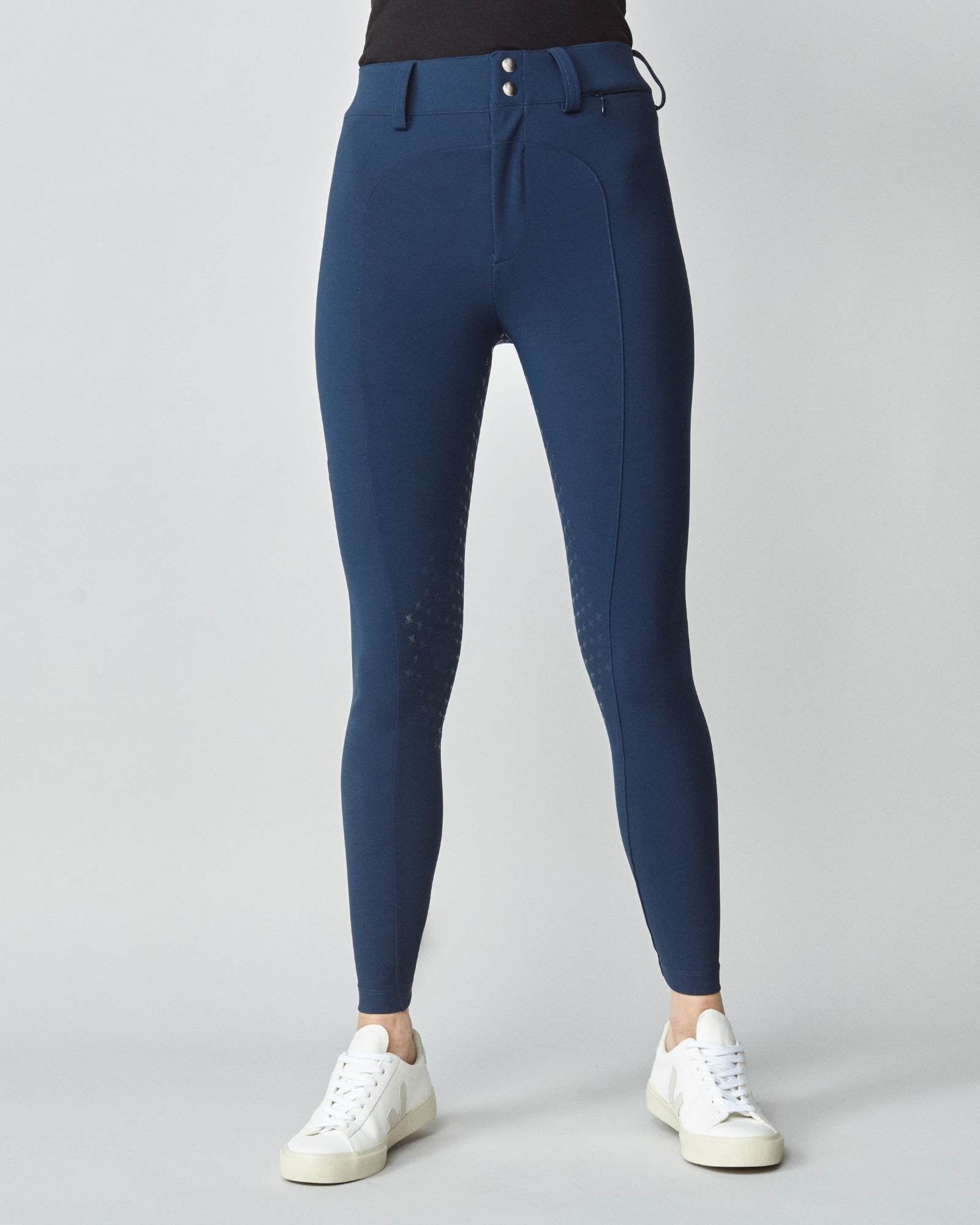 Yagya High - Rise Compression Breeches Navy - Yagya - Equiluxe Tack