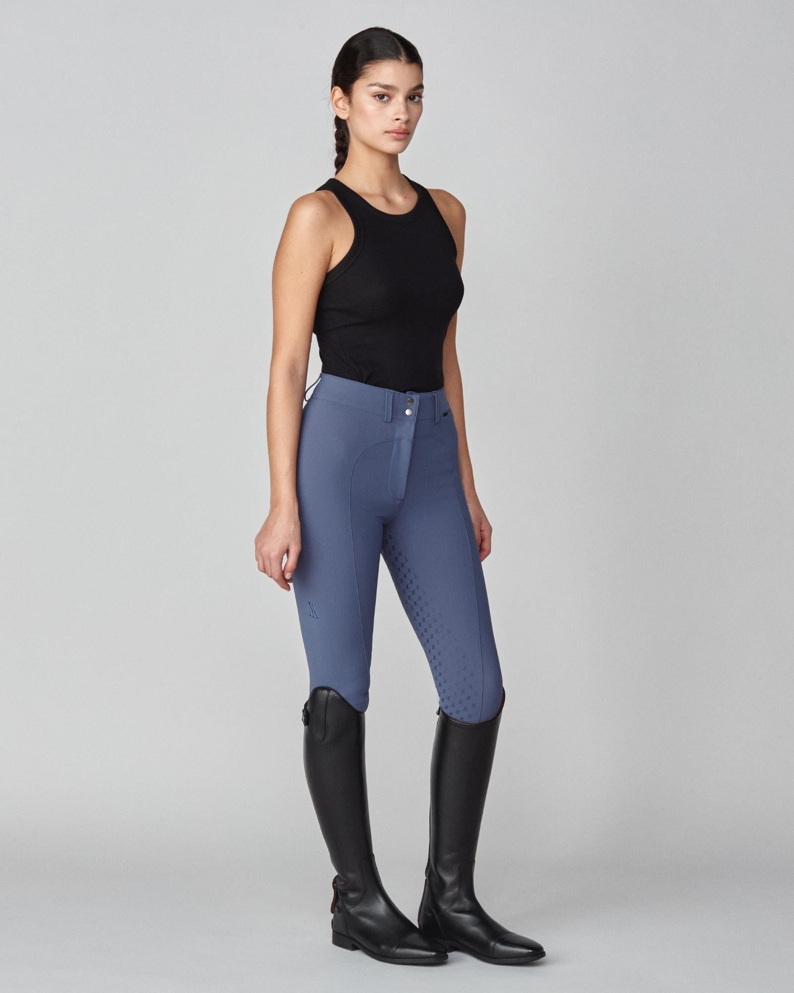 Yagya High - Rise Compression Breeches Slate Blue - Yagya - Equiluxe Tack