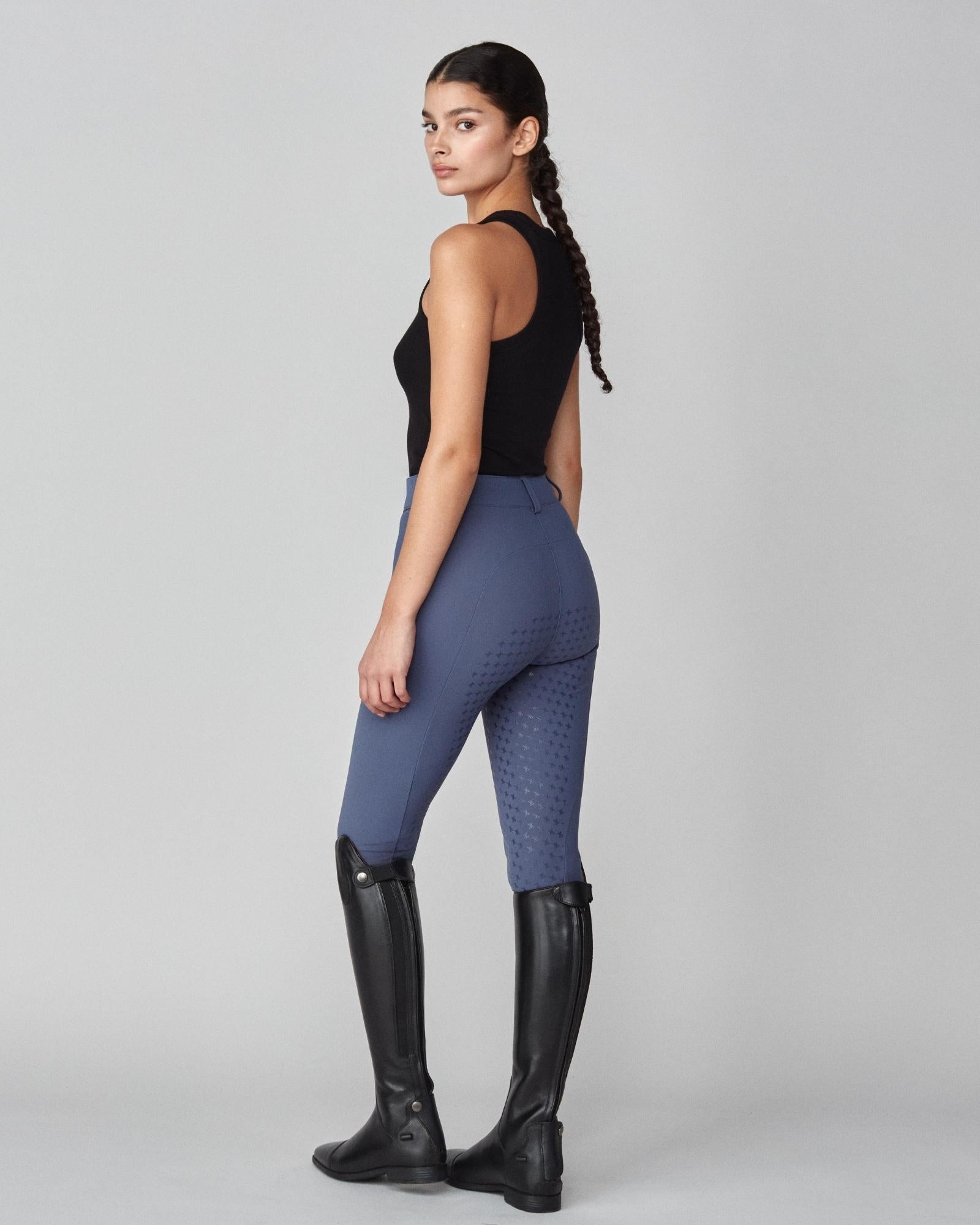 Yagya High - Rise Compression Breeches Slate Blue - Yagya - Equiluxe Tack