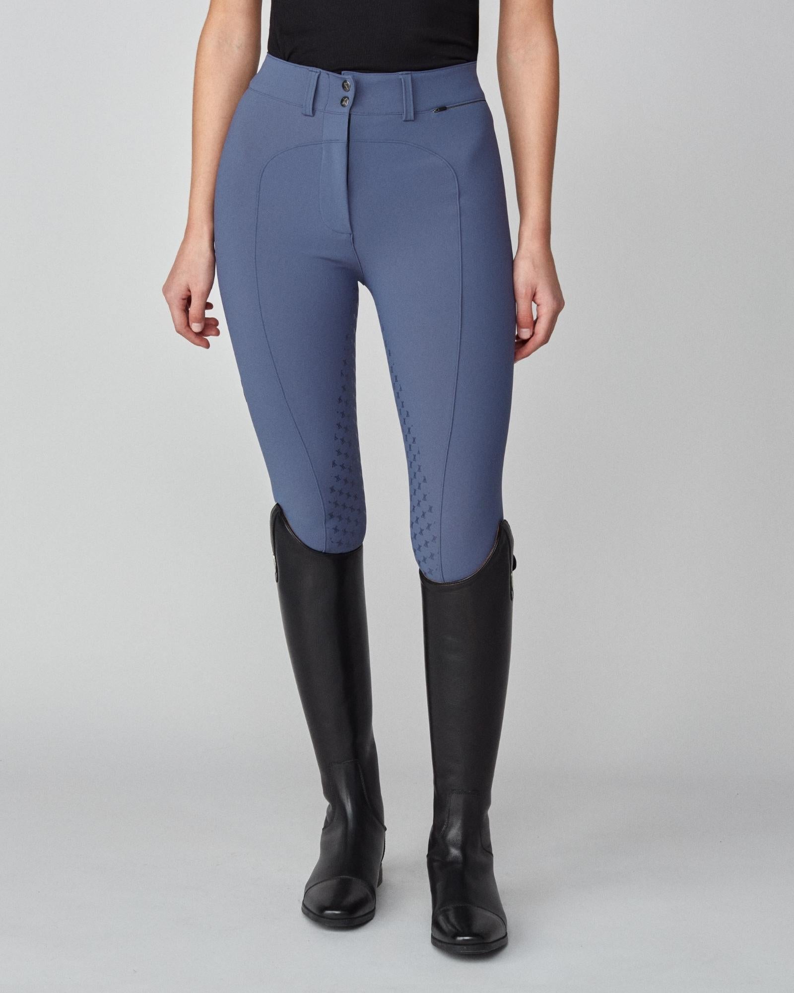Yagya High - Rise Compression Breeches Slate Blue - Yagya - Equiluxe Tack