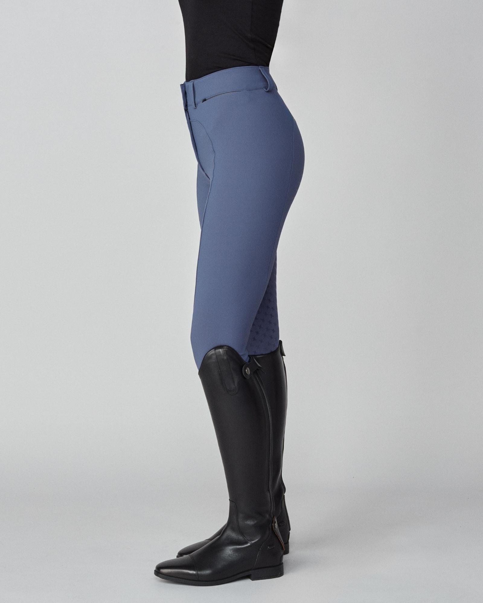 Yagya High - Rise Compression Breeches Slate Blue - Yagya - Equiluxe Tack