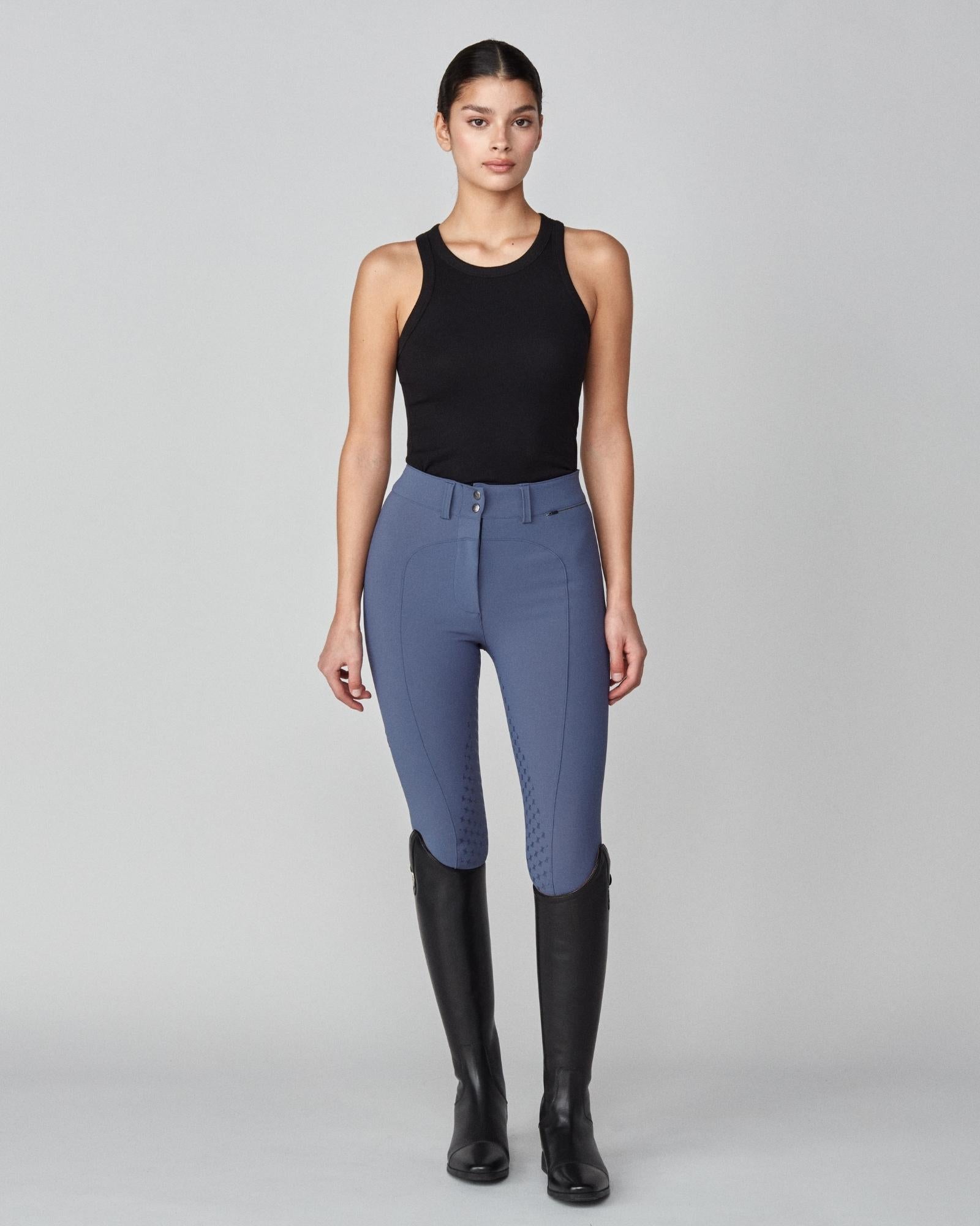 Yagya High - Rise Compression Breeches Slate Blue - Yagya - Equiluxe Tack